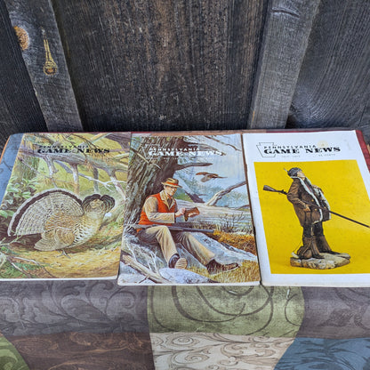 Set of 11 Vintage 1973 Pennsylvania Game News Magazines