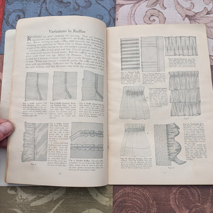 Vintage 1930's Singer Sewing Library Books 3 & 4- Children's Clothes and How to Make Draperies