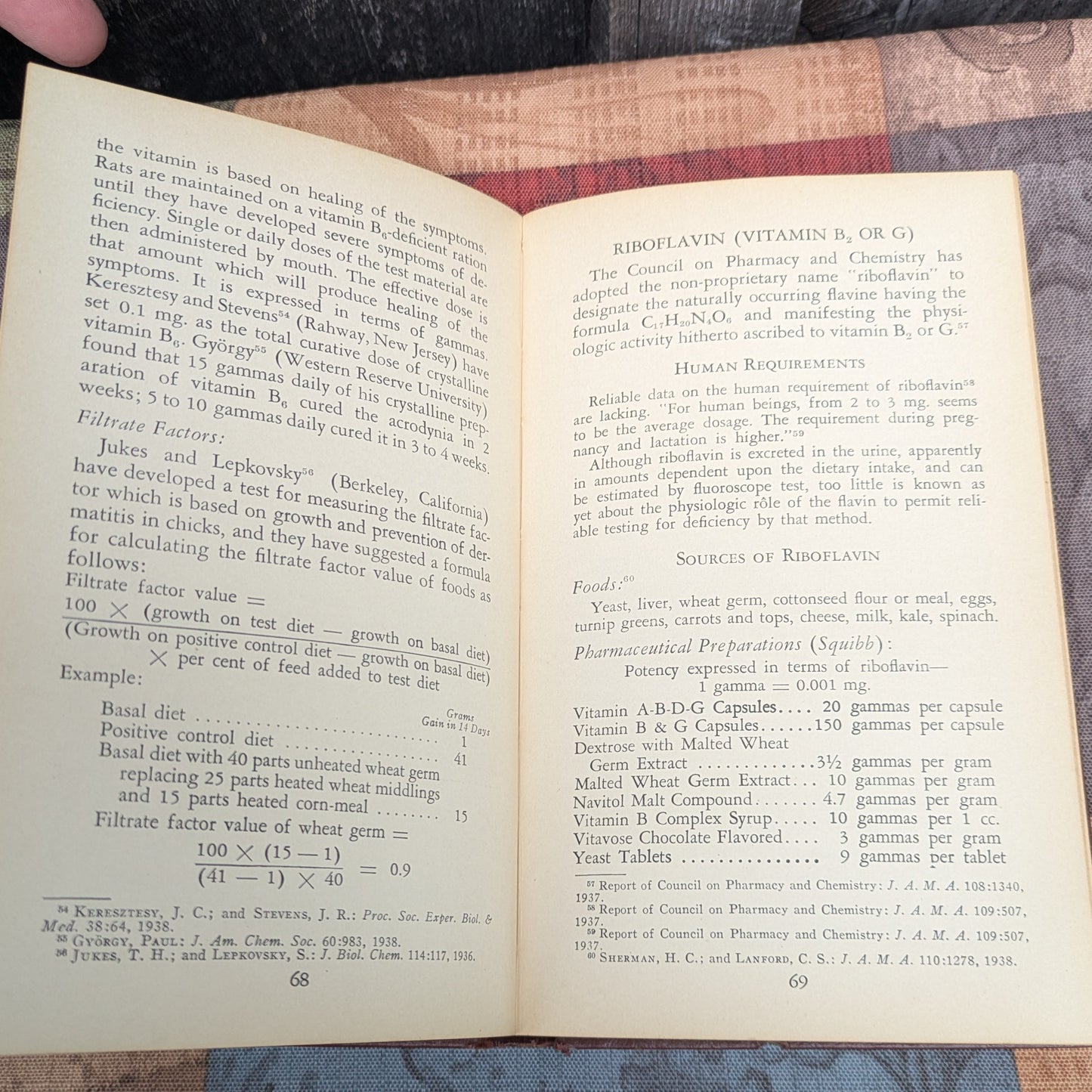 Set of 3 Vintage Medical Reference Books-Vitamins, Pediatrics, and Chemistry