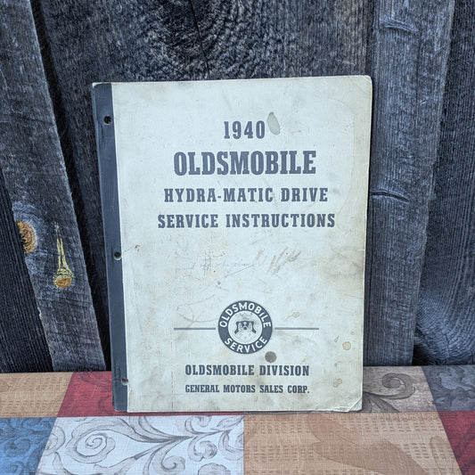 1940 Oldsmobile Manual, Hydra-Matic Drive Service Instructions
