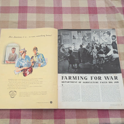 Set of 12 Vintage Life Magazines January-March 1943, WWII History