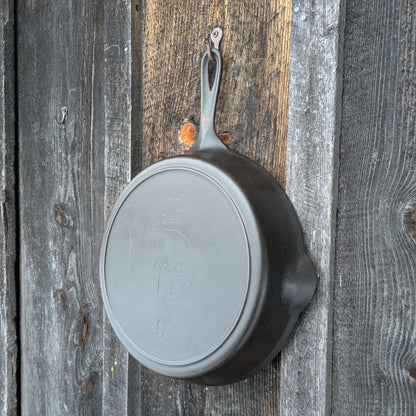 Griswold #9 Cast Iron Skillet with Heat Ring and Slant Erie Logo 710