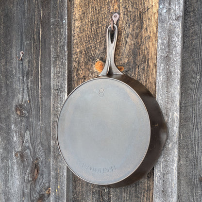 Antique Cast Iron National Skillet, Size #9, made by Wagner Ware