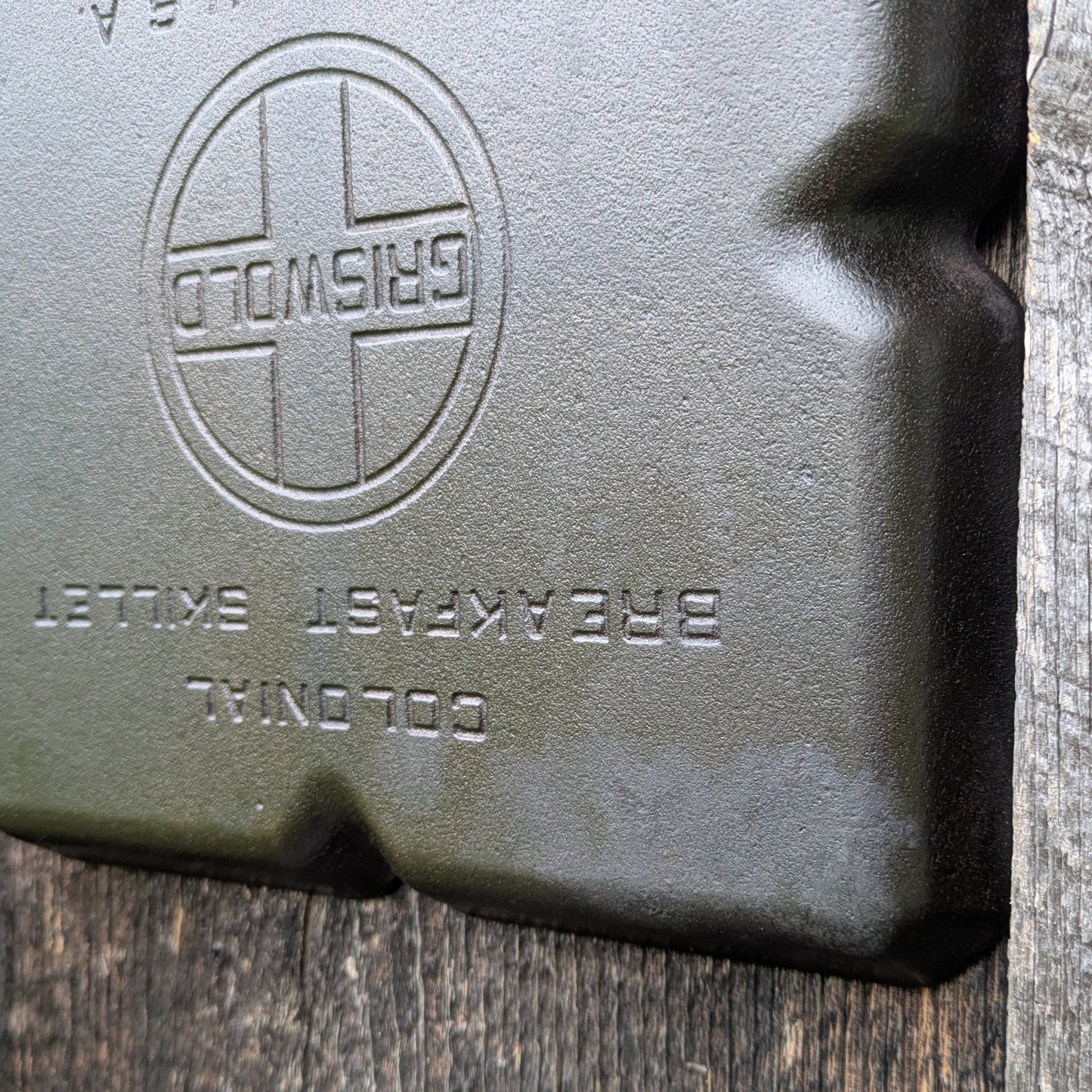 Griswold Cast Iron Square Colonial Breakfast Skillet 666
