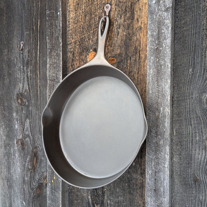 Antique Cast Iron National Skillet, Size #9, made by Wagner Ware