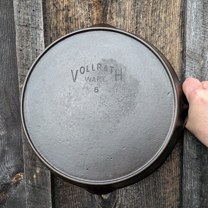 Vintage Vollrath Ware #8 Cast Iron Skillet