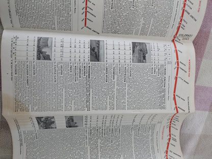 1910s Denver and Rio Grande Railroad Time Tables. December 1910 & Lands of Utah