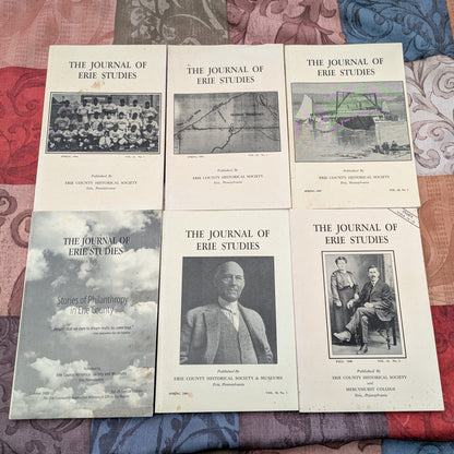 Erie County History- 6 Volumes of The Journal of Erie Studies plus Wattsburg Stories