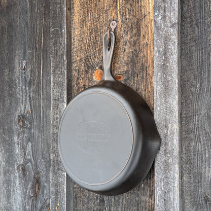 Vintage Martin Stove & Range Cast Iron Skillet #8 with Hamburger Logo