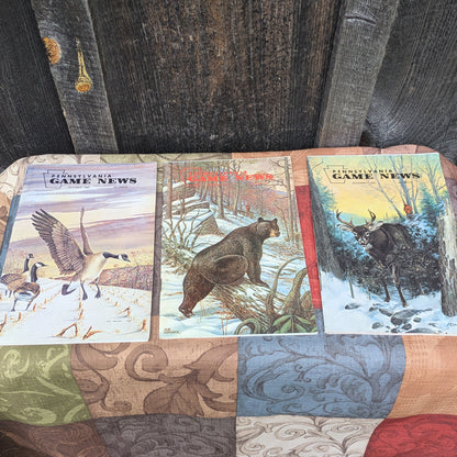 Vintage 1985 Pennsylvania Game News Magazines, Full Year Set of 12