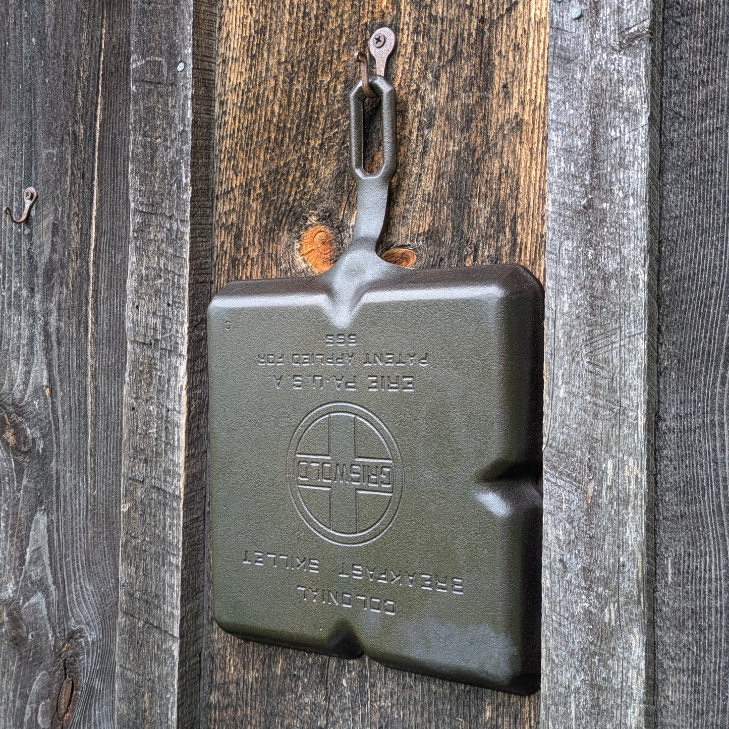 Griswold Cast Iron Square Colonial Breakfast Skillet 666