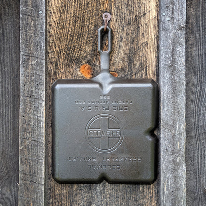 Griswold Cast Iron Square Colonial Breakfast Skillet 666