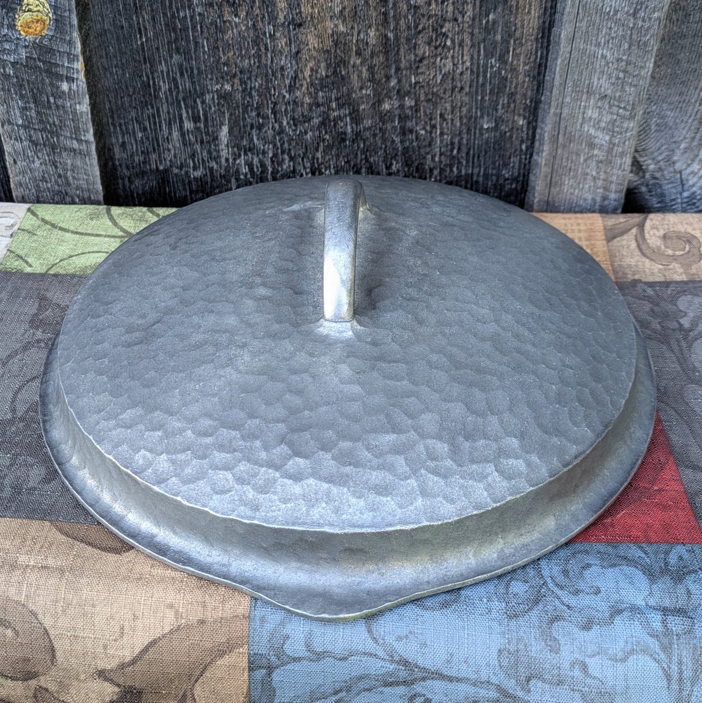 Wagner Ware Hammered Aluminum Round Roaster #8 with Lid 3248