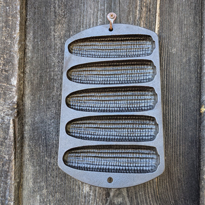 Lodge Cast Iron Corn Stick Pan with 5 Molds, 527C2