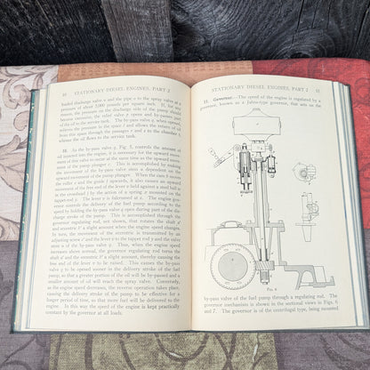 Set of 4 International Textbook Company Books on Engines