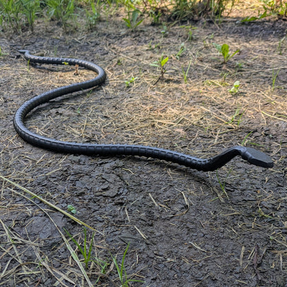 Sneaky Snake Hand Forged Garden Ornament-great for scaring birds away from your garden!