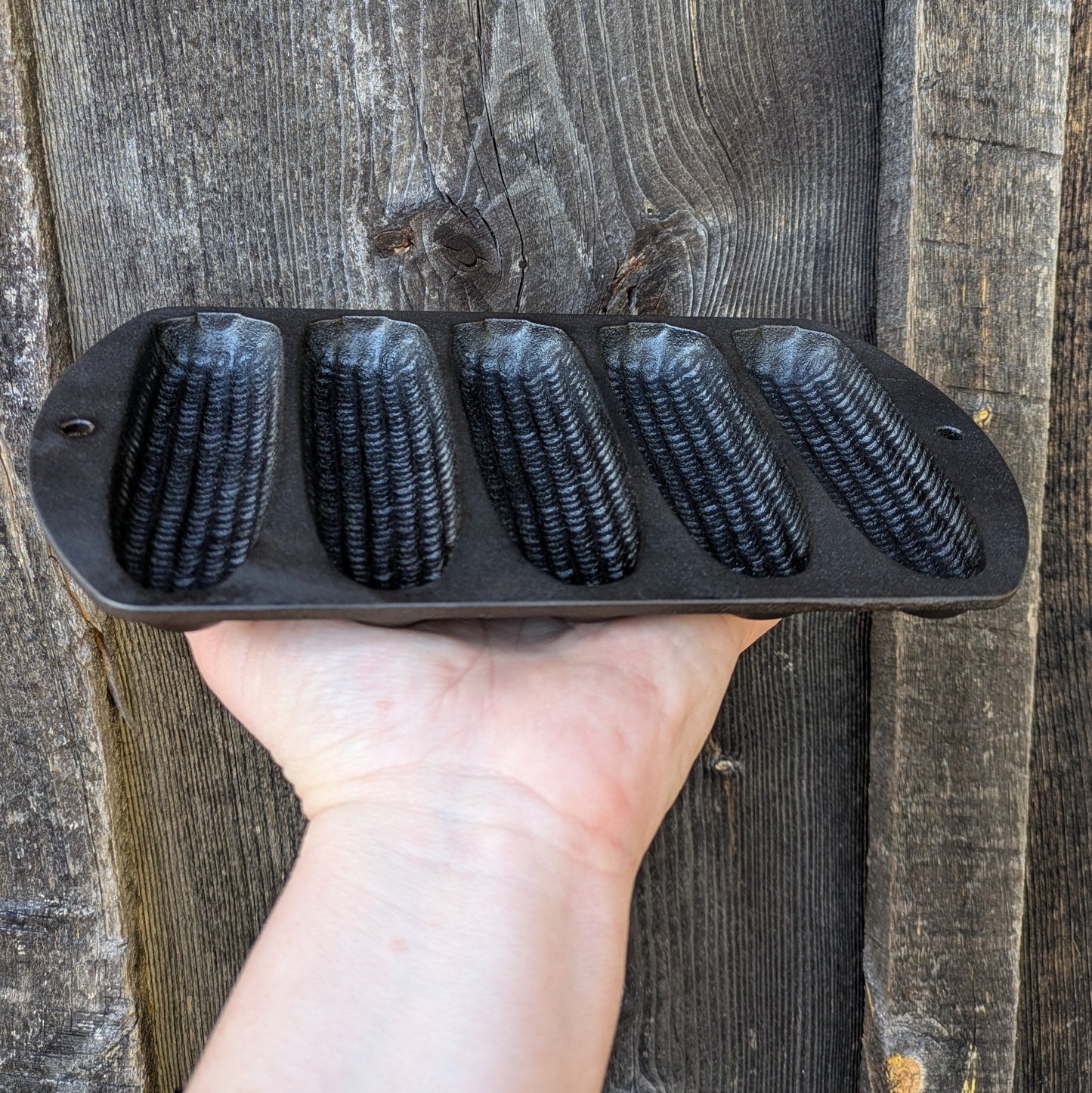 Lodge Cast Iron Corn Stick Pan with 5 Molds, 527C2