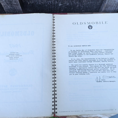 1947 Oldsmobile Service Product Training Manual
