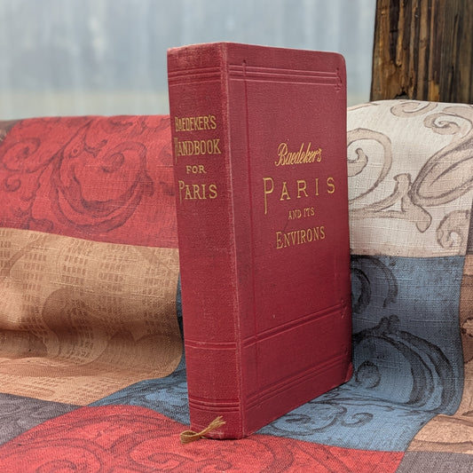 Baedeker's Paris and Environs, Handbook for Travellers by Karl Baedeker