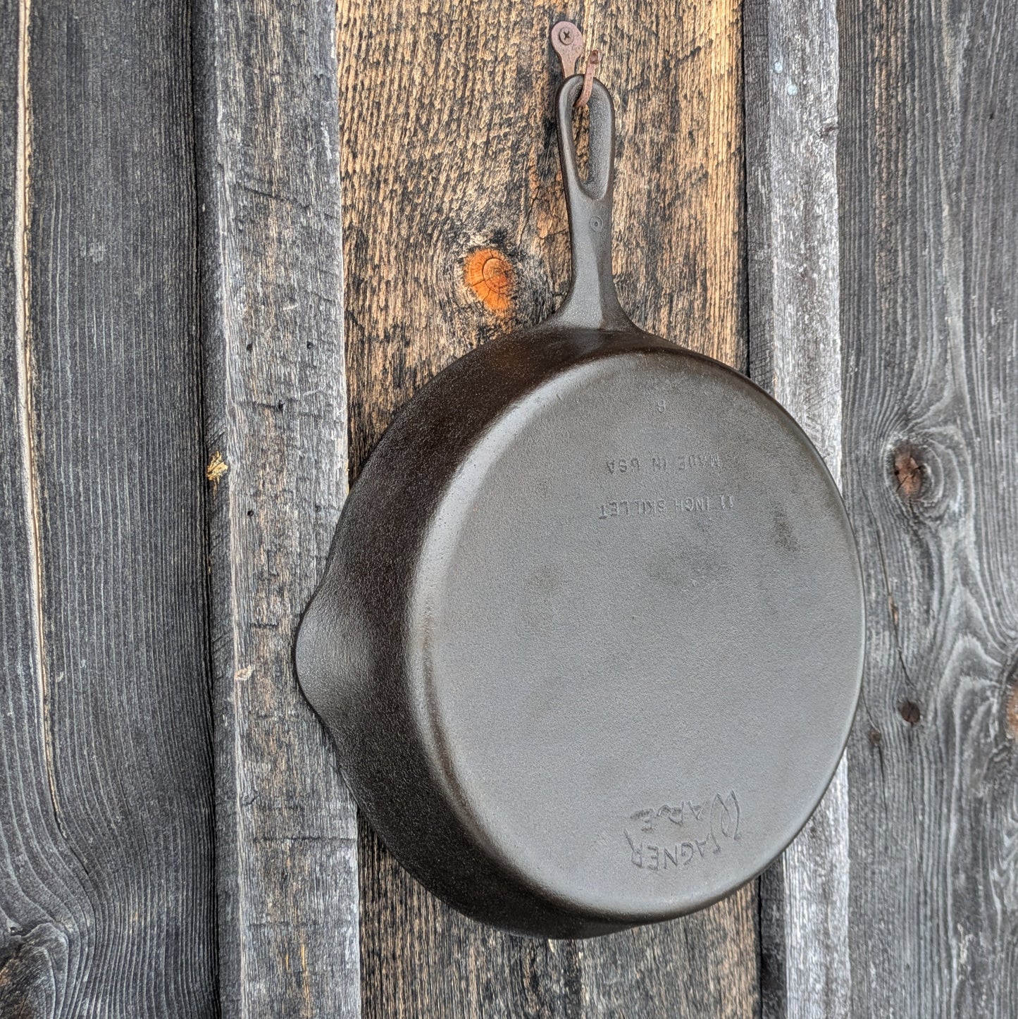 Wagner Ware #9 Cast Iron Grill Pan Skillet