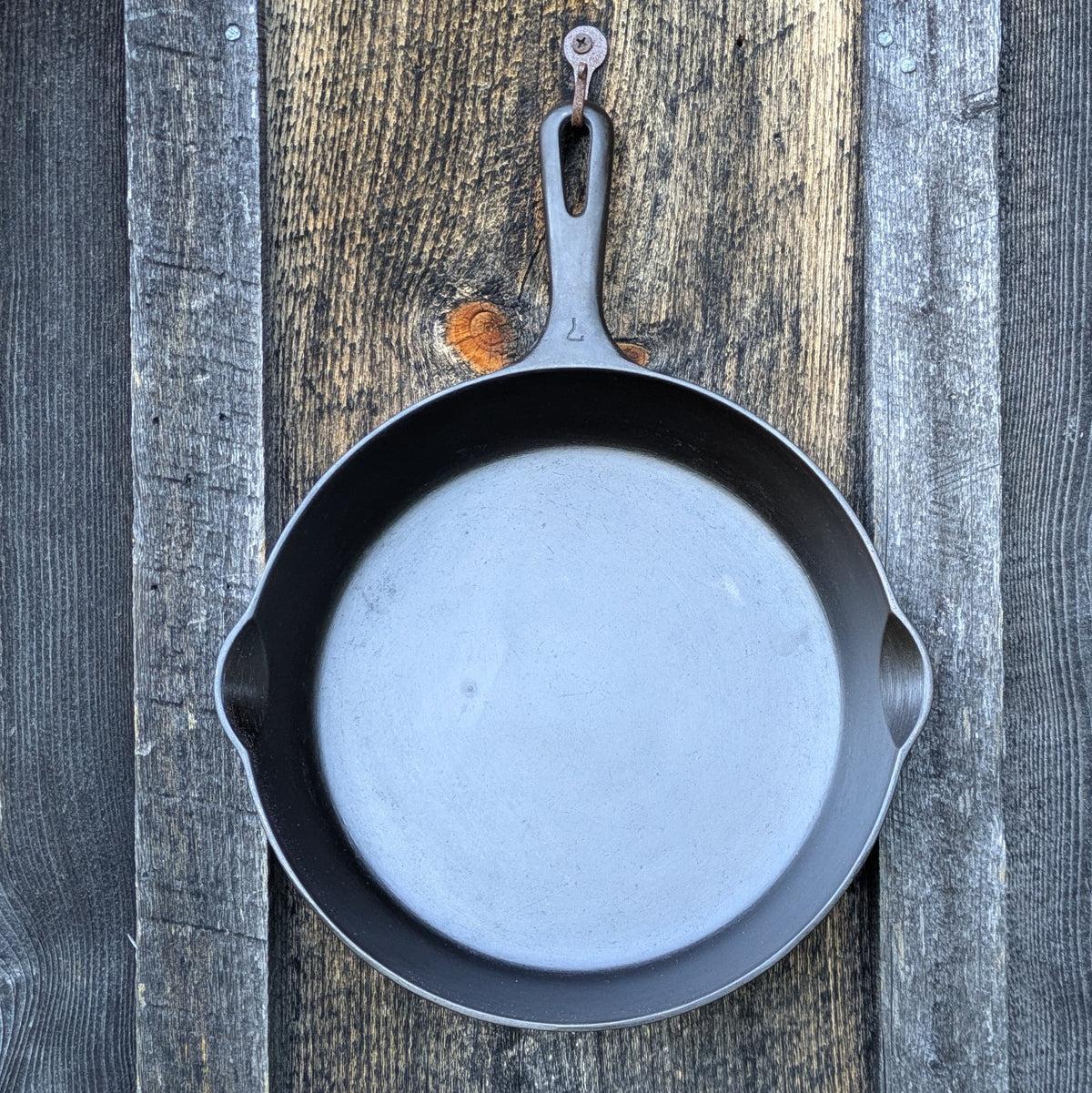 Complete Set Griswold Small Block Groove Handle Cast Iron Skillets- Sizes #3-#9