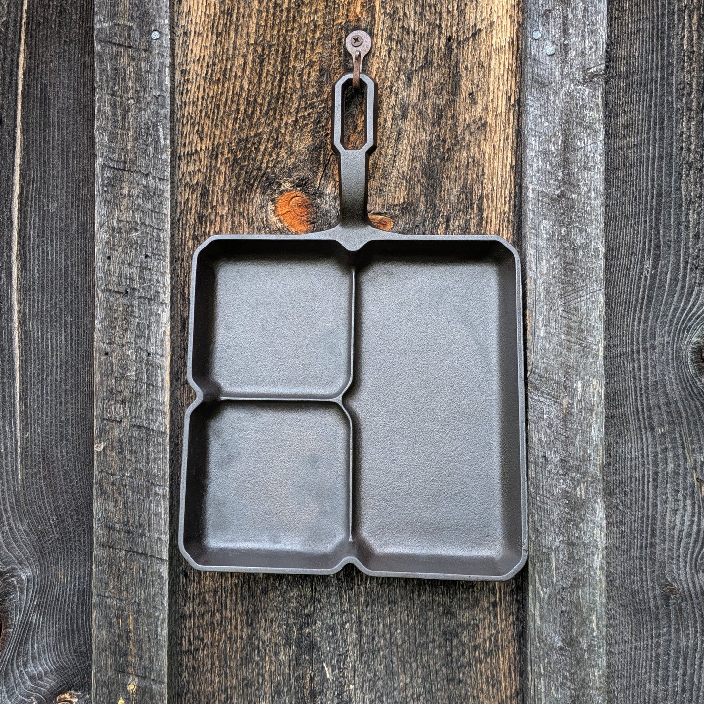 Griswold Cast Iron Square Colonial Breakfast Skillet 666