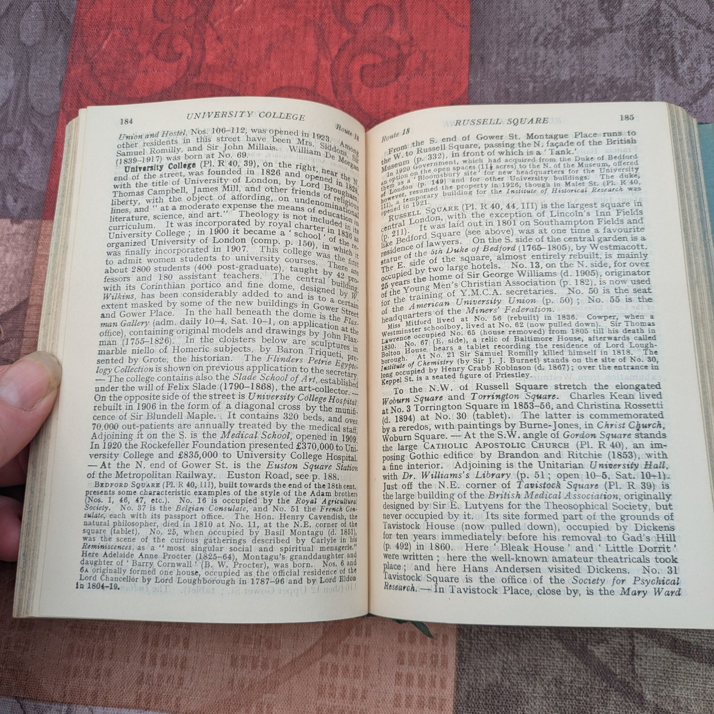 Muirhead's London and its Environs, Vintage 1927 Third Edition Travel Guide with Maps