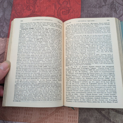 Muirhead's London and its Environs, Vintage 1927 Third Edition Travel Guide with Maps