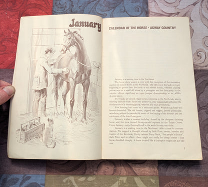Horseman's Almanac and First Aid Handbook, 1971 Agway Promo