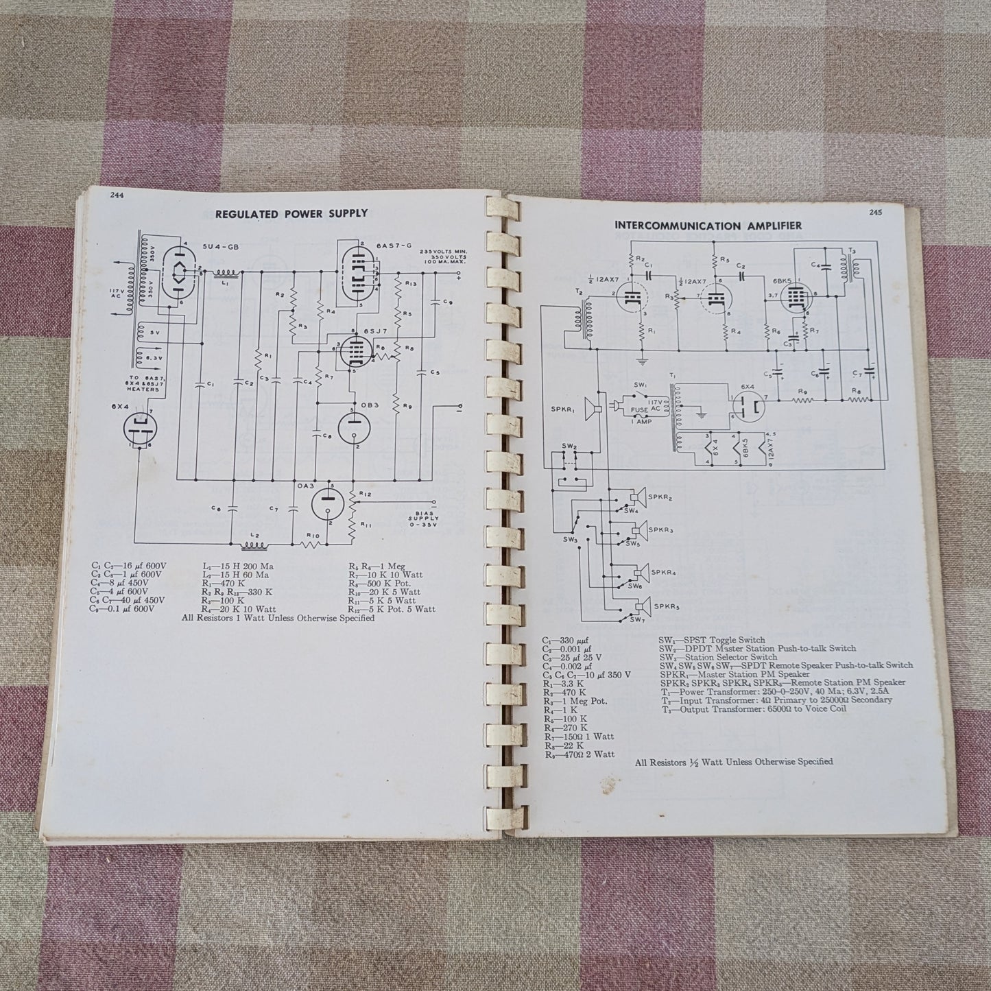 General Electric Essential Characteristics Guide to Electric Tubes