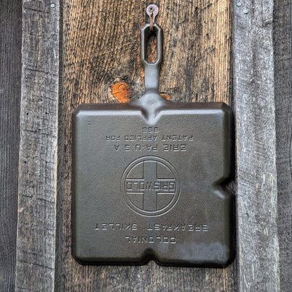 Griswold Cast Iron Square Colonial Breakfast Skillet 666
