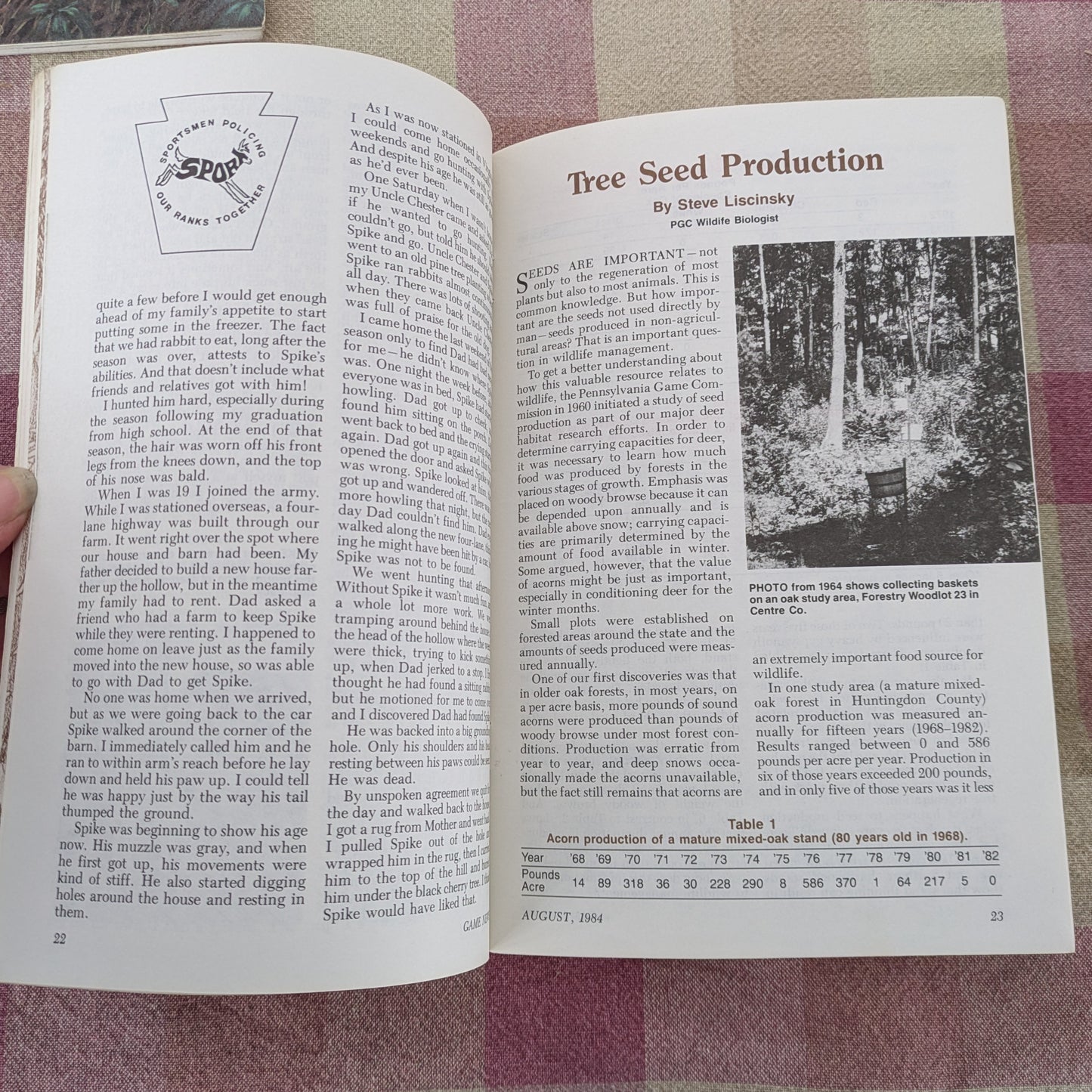 Vintage 1984 Pennsylvania Game News, Full Year Set of 12