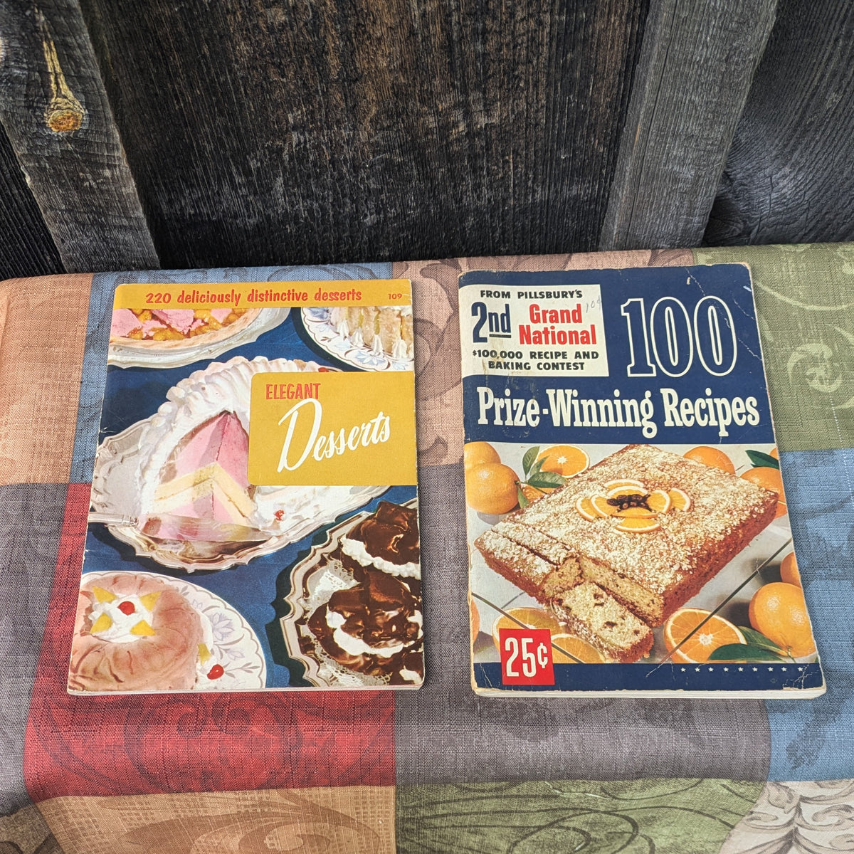 5 Vintage 1950's Cookbook Booklets- Desserts, Pies & More