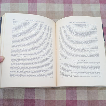 History of Chautauqua County, New York 1938-1978 plus Biographical Cyclopedia Index