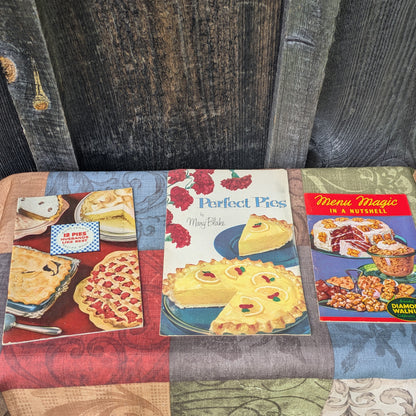 5 Vintage 1950's Cookbook Booklets- Desserts, Pies & More
