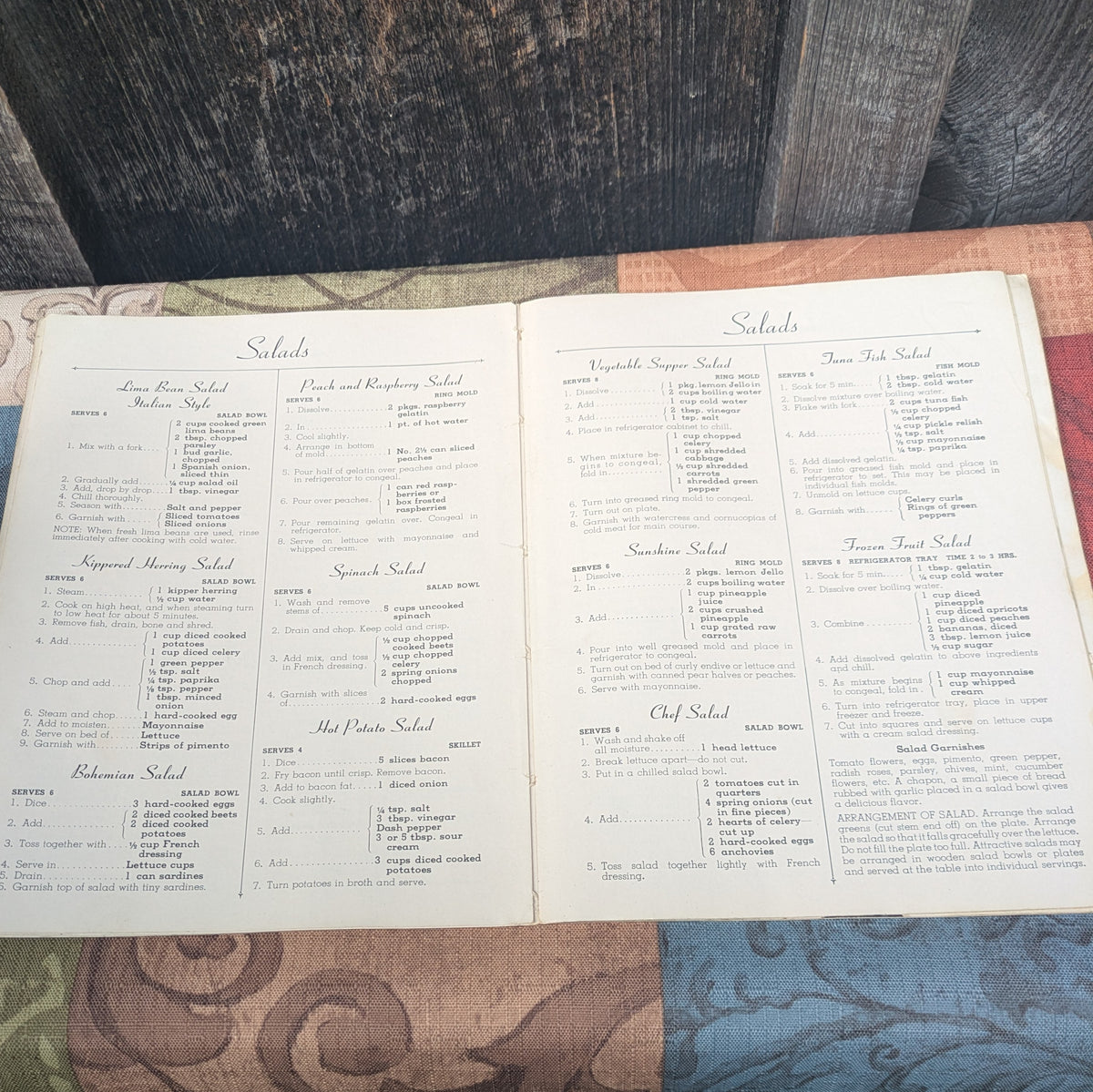 Set of 6 Vintage 1940's Advertising Cookbook Booklets