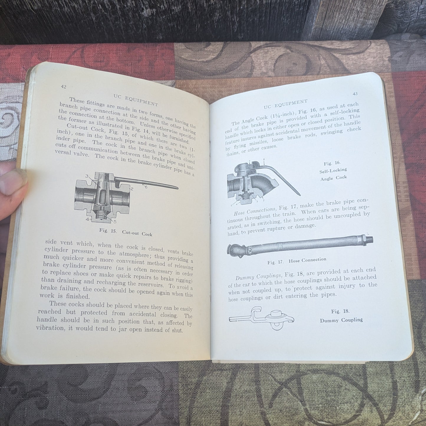 1925 UC Train Passenger Car Brake Equipment Instruction Pamphlet 5050-2, Westinghouse Air Brake Co.
