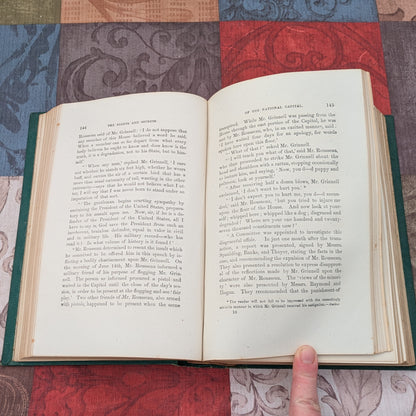 Sights and Secrets of the National Capital, 1869 First Edition by John Ellis. Fascinating Washington D.C. History!