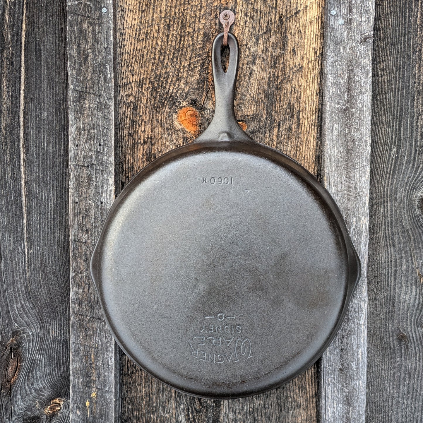 Set of 4 Vintage Wagner Ware Cast Iron Skillets, Sizes #3, 6, 8, & 10