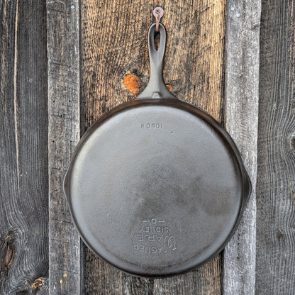 Set of 4 Vintage Wagner Ware Cast Iron Skillets, Sizes #3, 6, 8, & 10