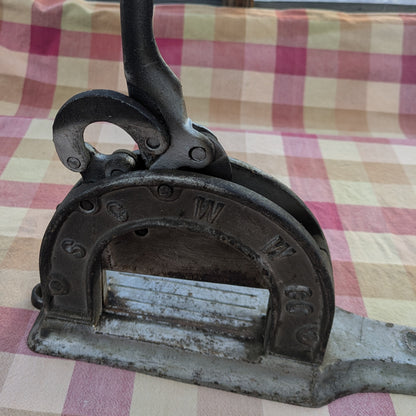 Antique S.C.W.W. Climax Tobacco Cutter 2494