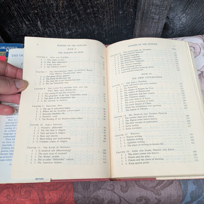 The Outline of History: The Whole Story of Man by H. G. Wells, 2 Volume Set