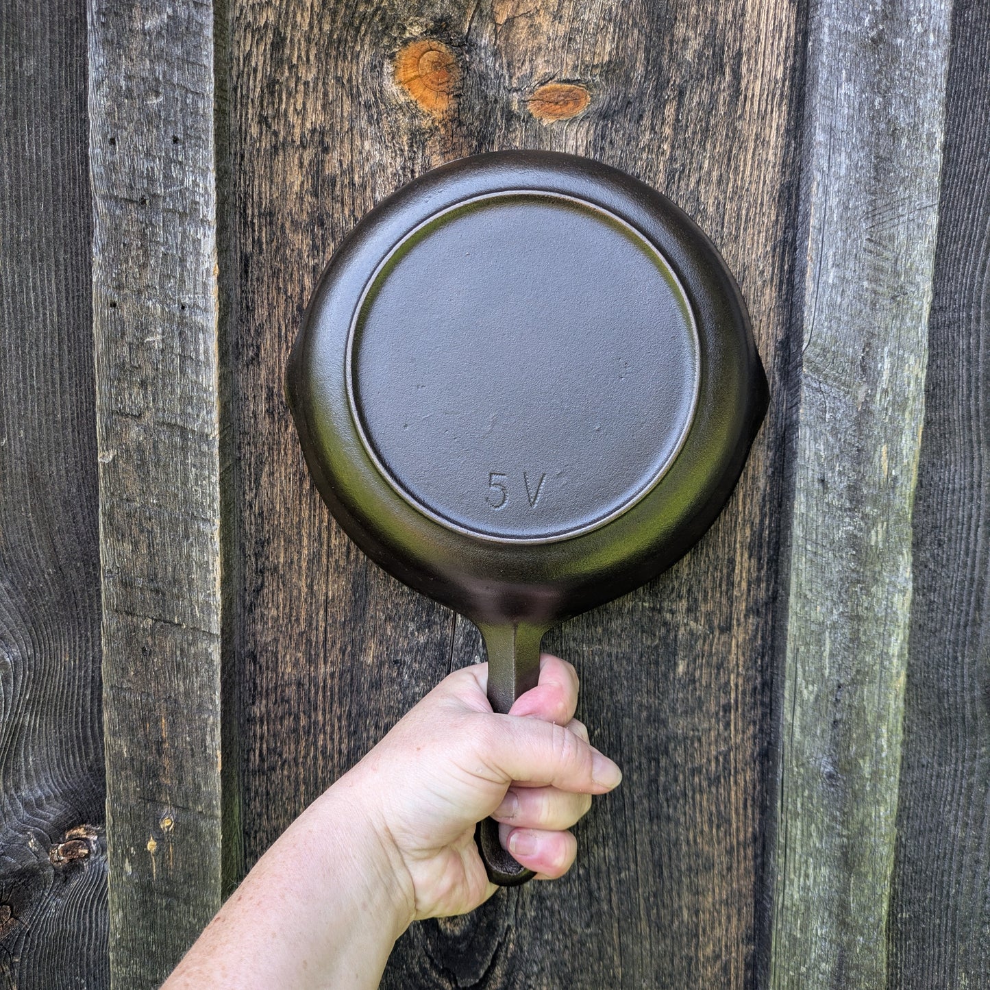 Vintage BSR Red Mountain #5 Cast Iron Skillet