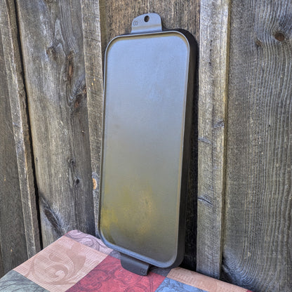 Vintage Griswold #8 Cast Iron Double Griddle with Large Block Logo 745 A