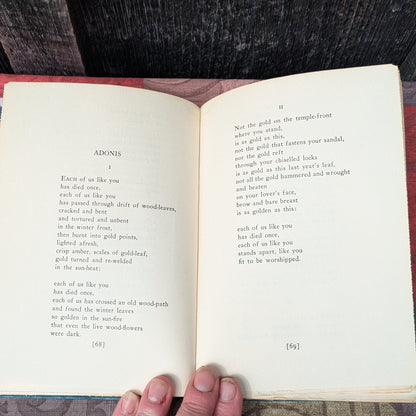 Collected Poems of H. D. (Hilda Doolittle), 1925 First Edition