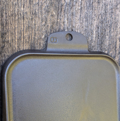 Vintage Griswold #8 Cast Iron Double Griddle with Large Block Logo 745 A