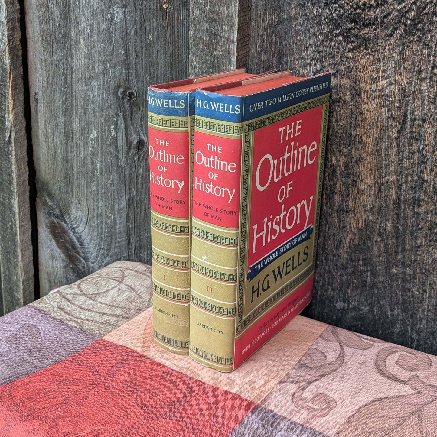 The Outline of History: The Whole Story of Man by H. G. Wells, 2 Volume Set