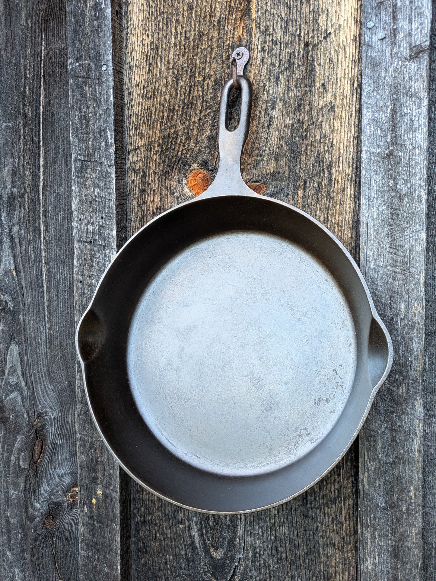 Set of Iron Mountain by Griswold Cast Iron Skillets- #3, #5, & #8