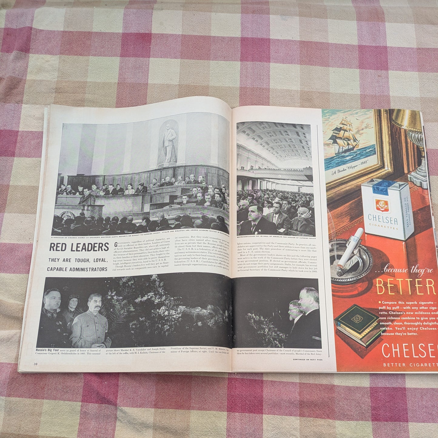 Set of 12 Vintage Life Magazines January-March 1943, WWII History