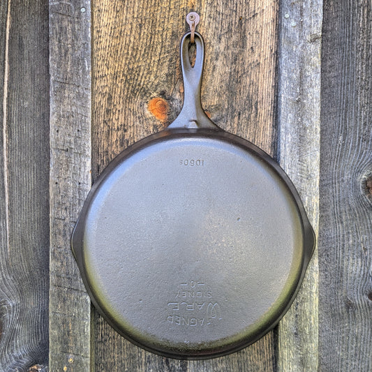 Vintage Large Wagner Ware #10 Cast Iron Skillet Sidney O 1060 S